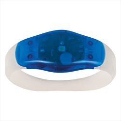 Clear Band with Blue Trim